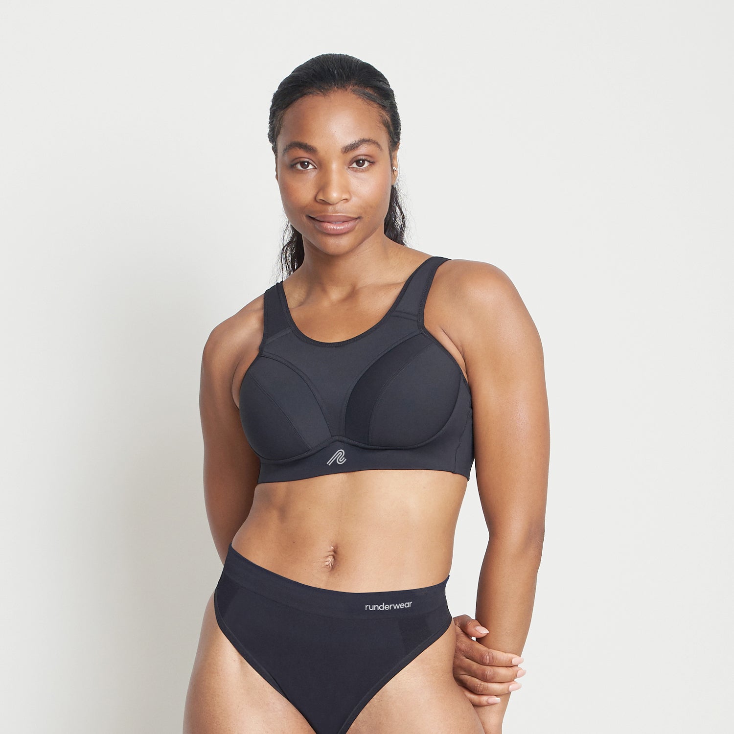 Sujetador deportivo Power para mujer - Negro
