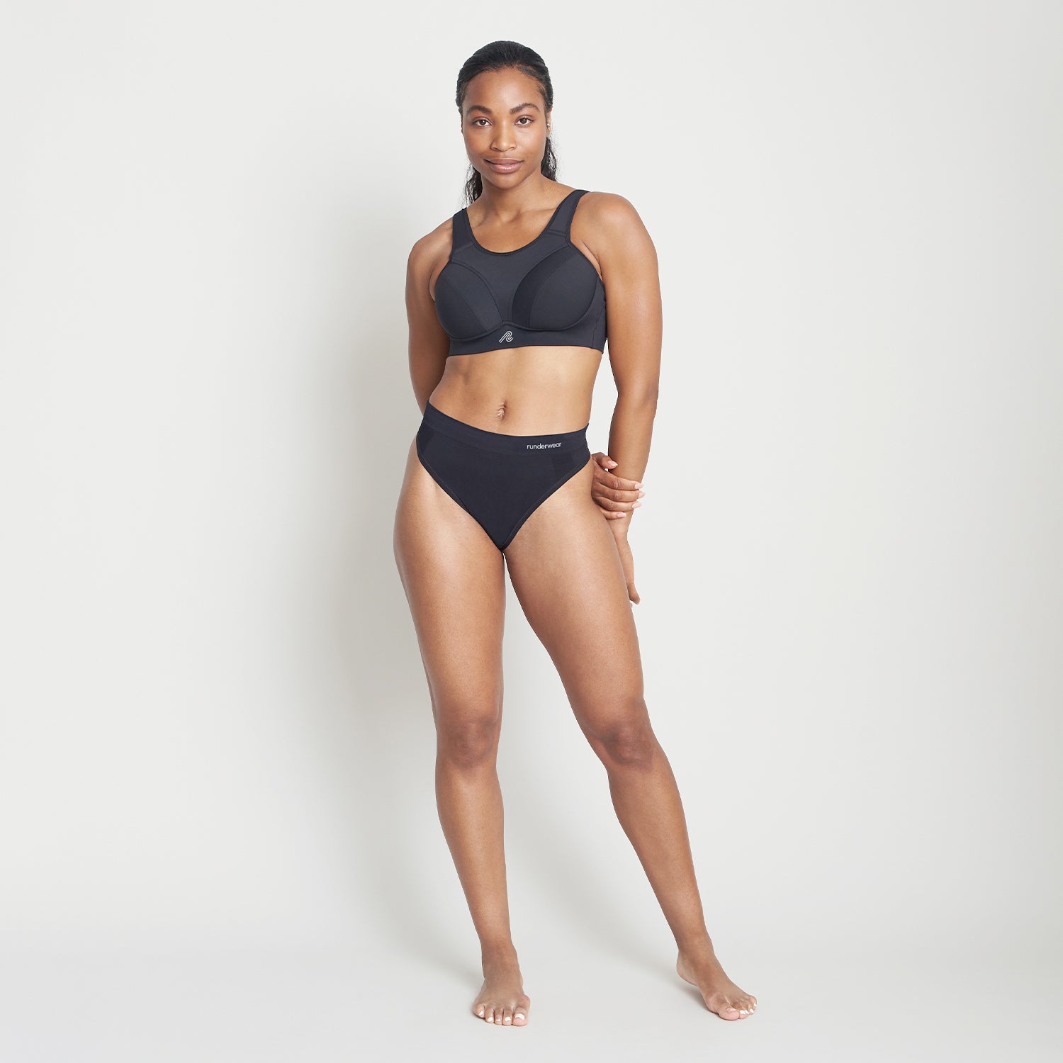 Sujetador deportivo Power para mujer - Negro