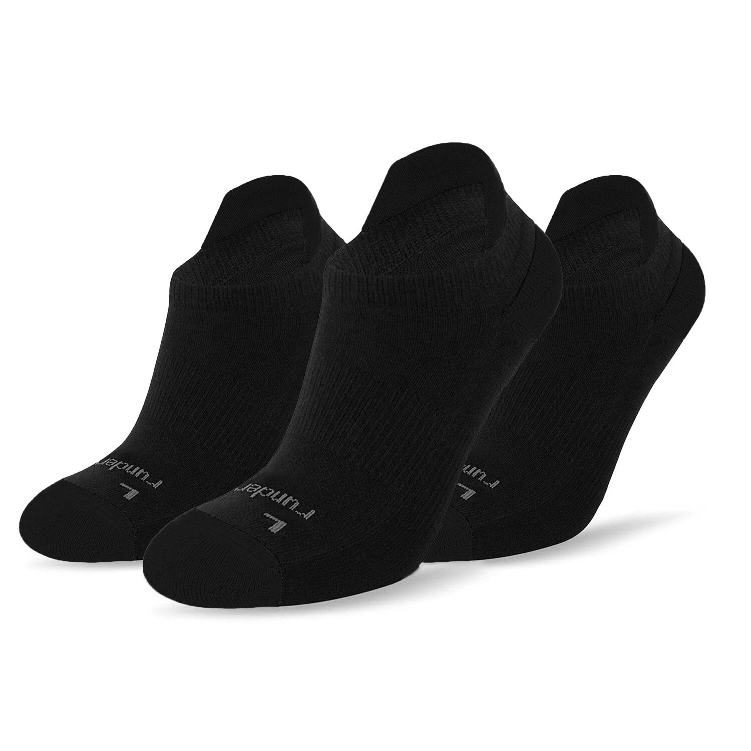 Calcetines de Running Unisex Antirozaduras Bajos - Negros (Pack de 3)