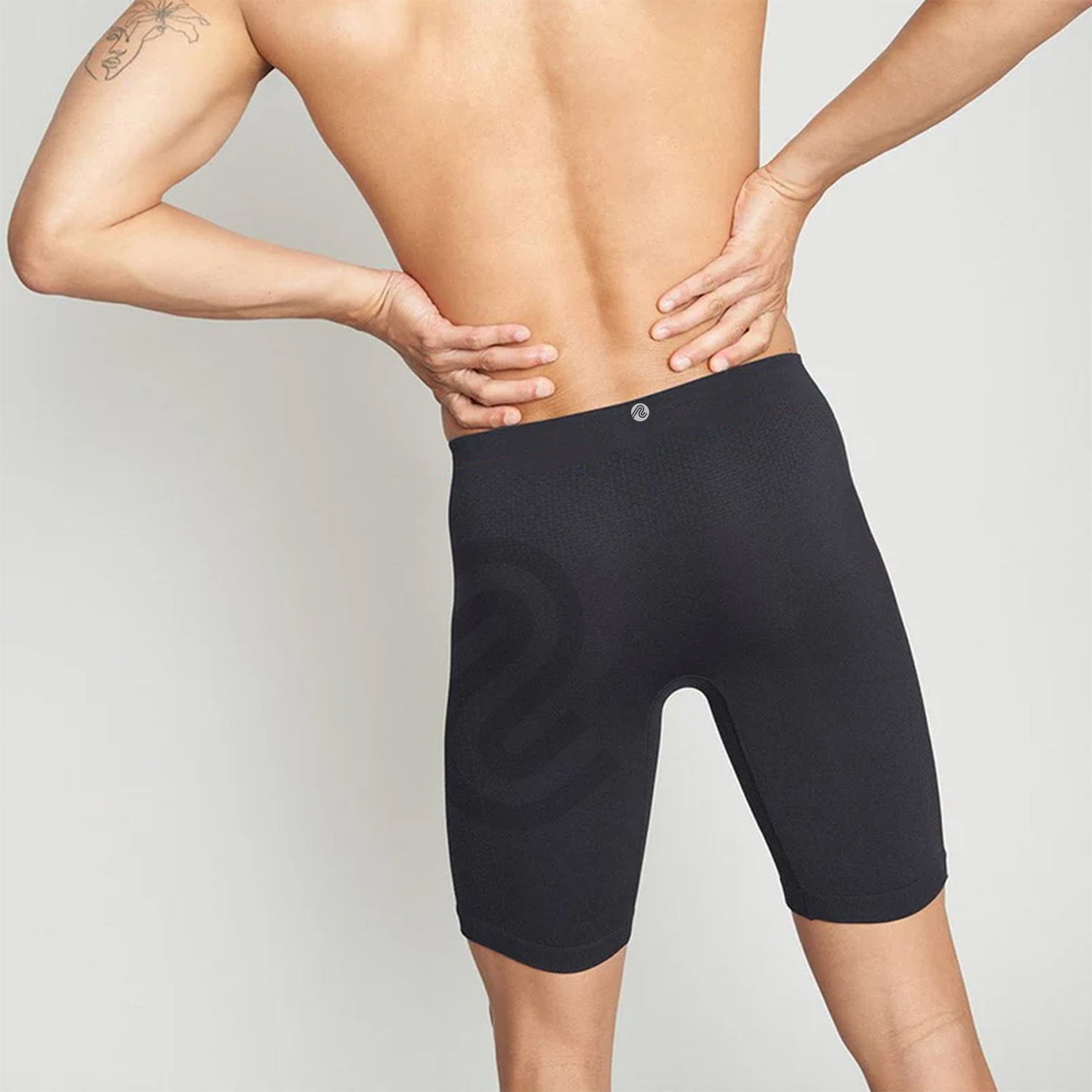 Bóxeres largos de running para hombre – Negro (Paquete de 3)