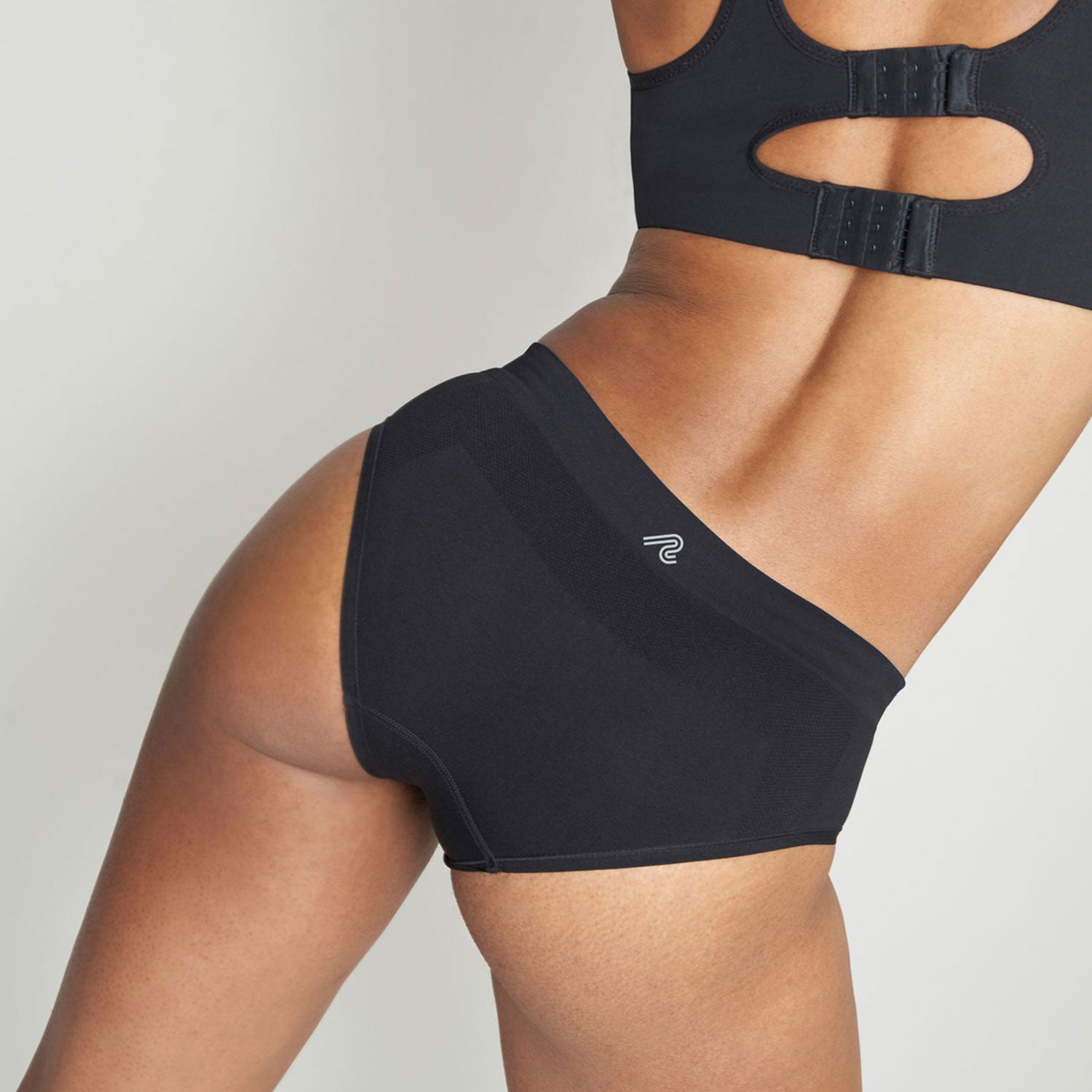 Braga deportiva para mujer – Negro (Paquete de 3)
