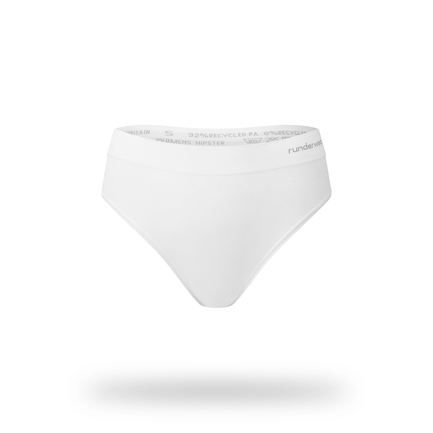 Women’s Running Hipster – White (3-Pack)