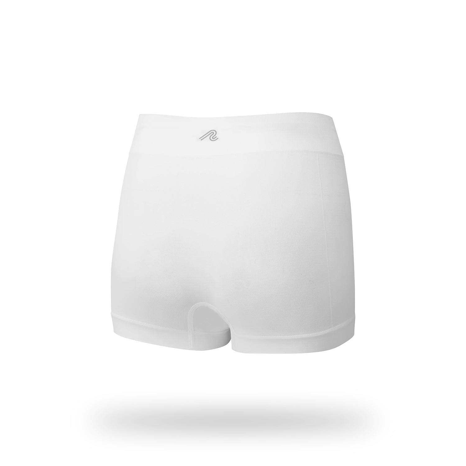 Pantalones cortos tipo boyshort para correr de mujer – Blanco