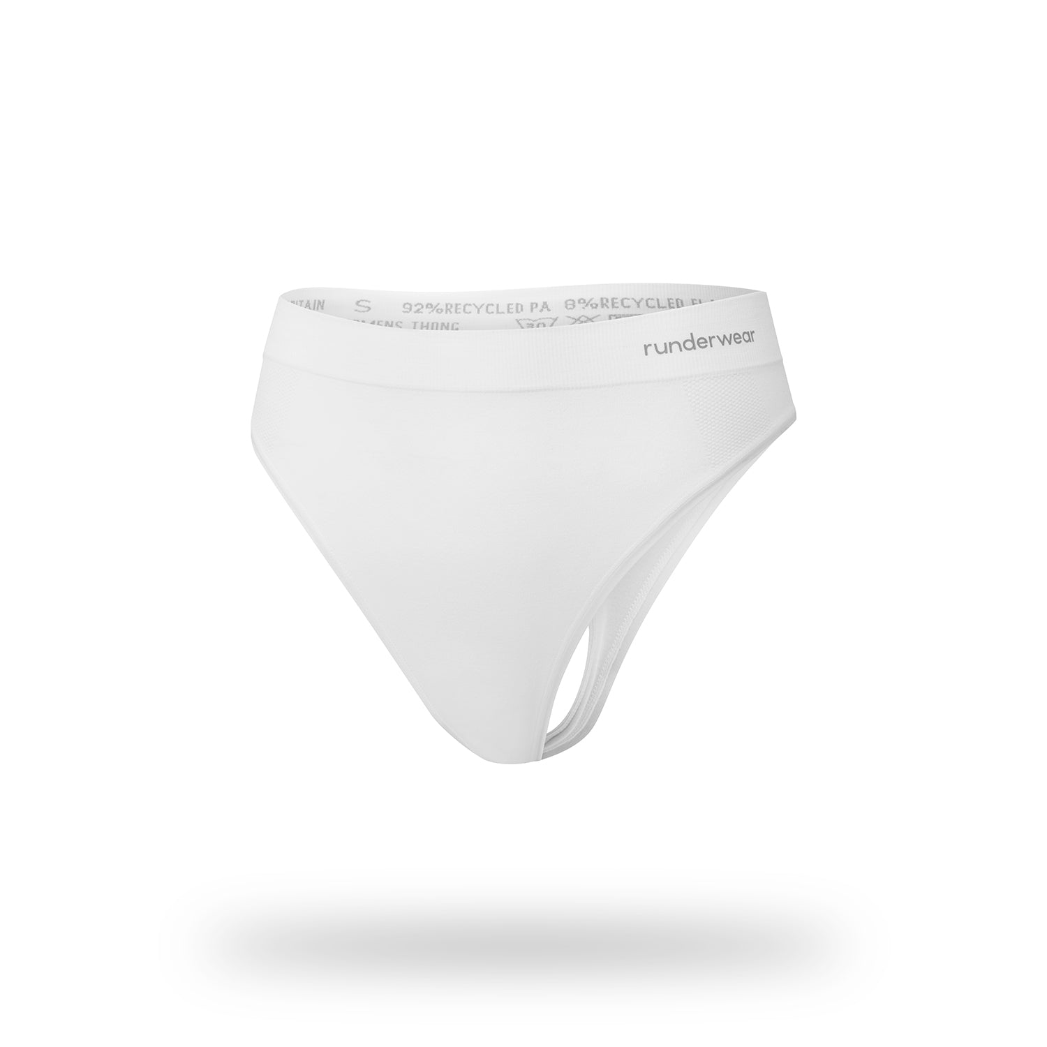 Tanga de running para mujer – Blanco (Paquete de 3)