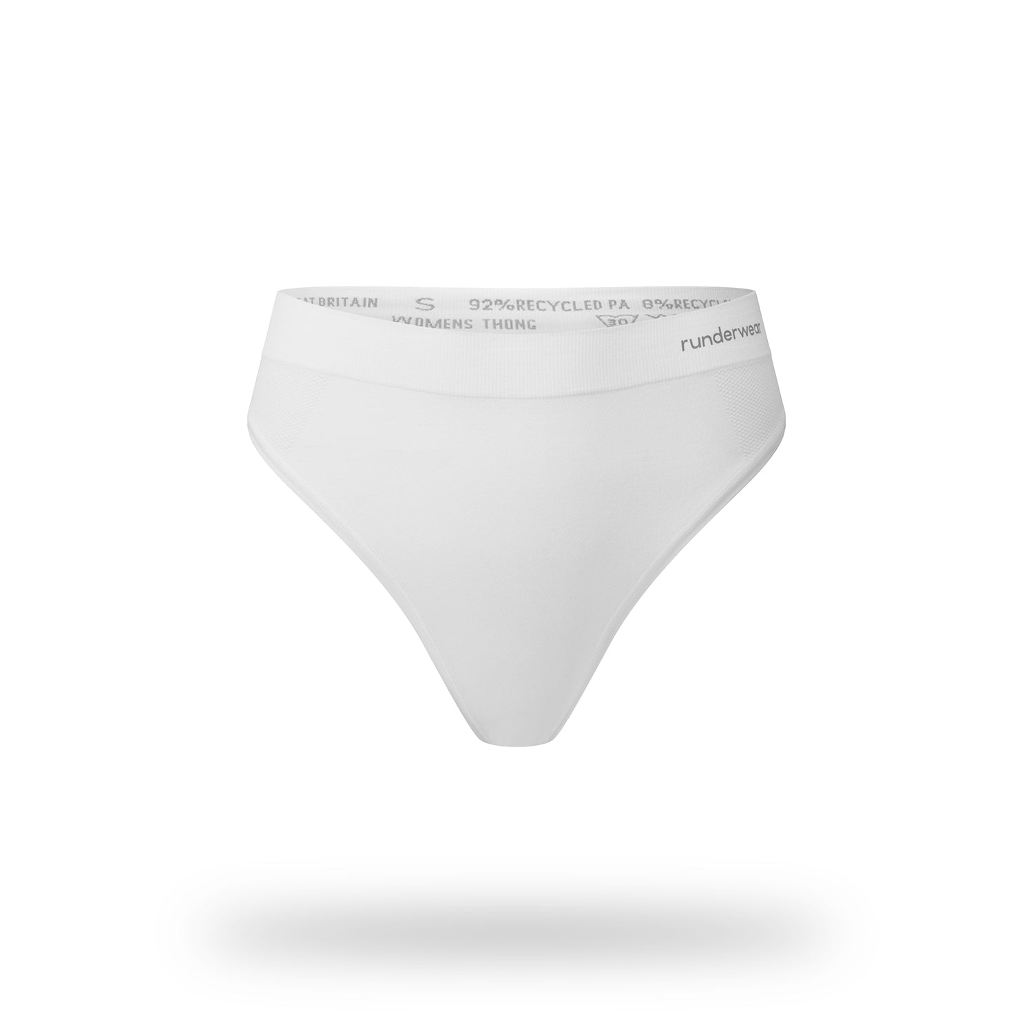 Tanga de running para mujer - Blanco