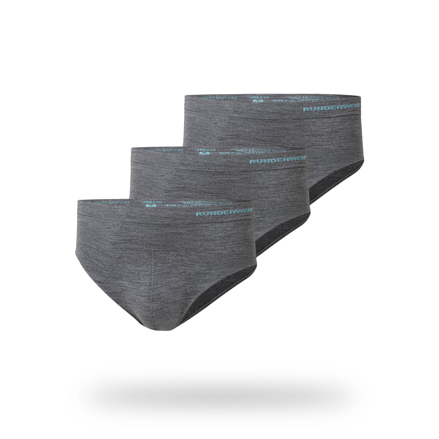 Bóxers de lana merino para hombre (paquete de 3)