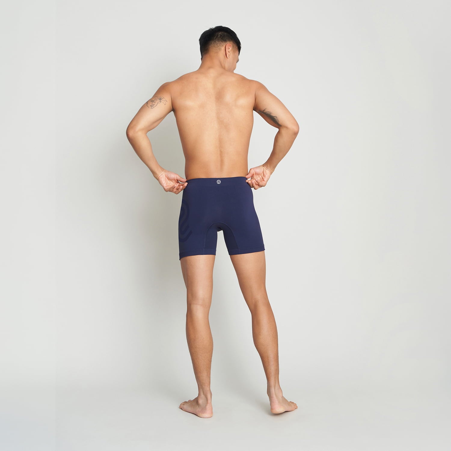 Calzoncillos bóxer de running para hombre - Azul marino (Multipack x 3)
