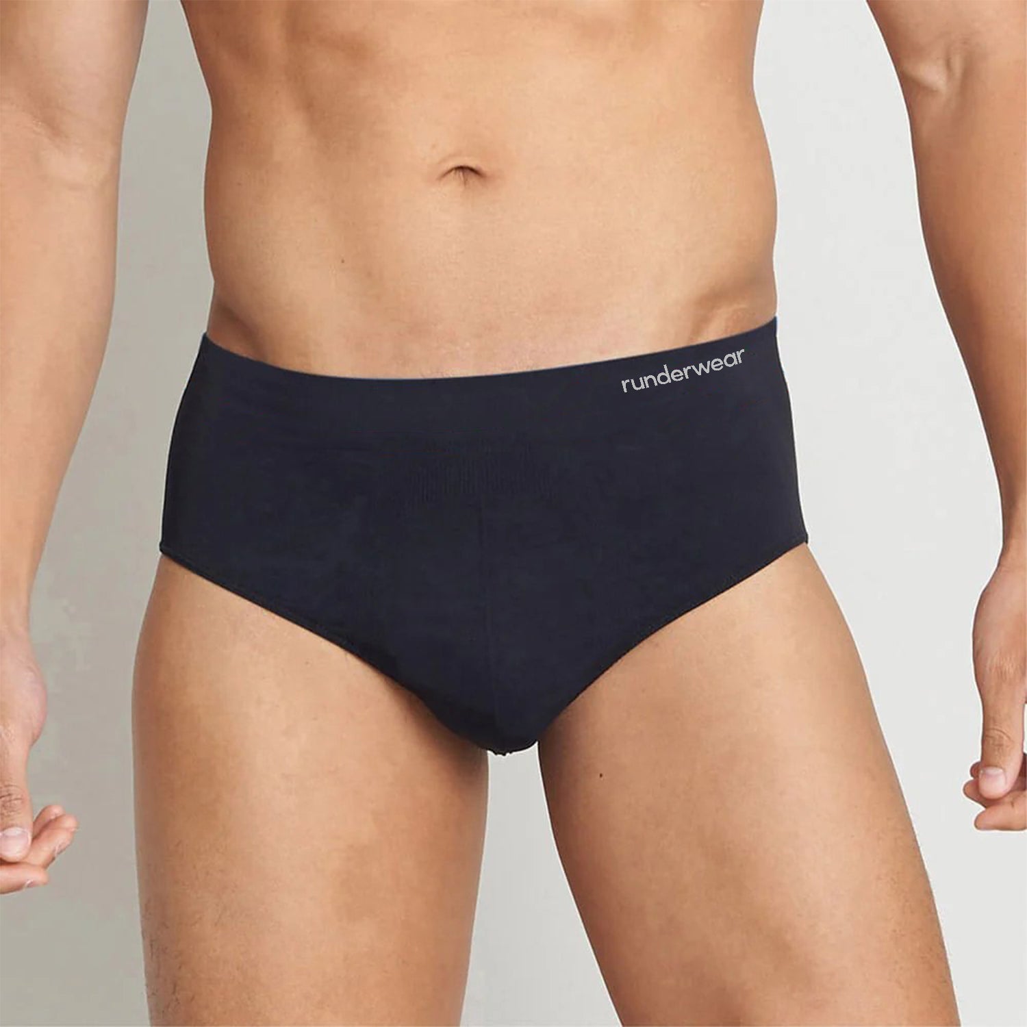 Slips de running para hombre – Negro