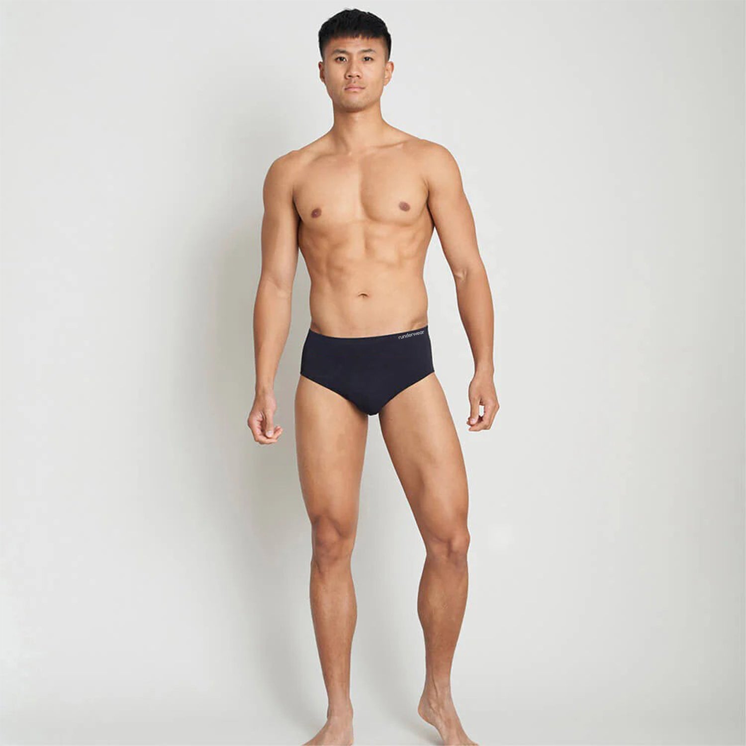 Calzoncillos de running para hombre – Negros (Paquete de 3)