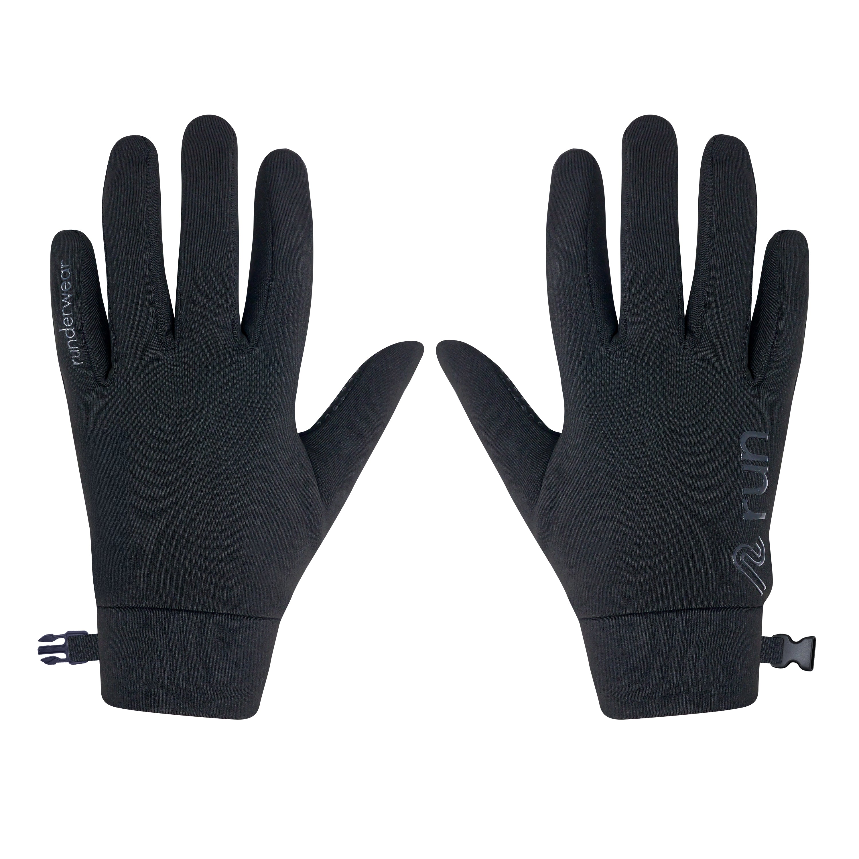 Guantes para correr - Negros