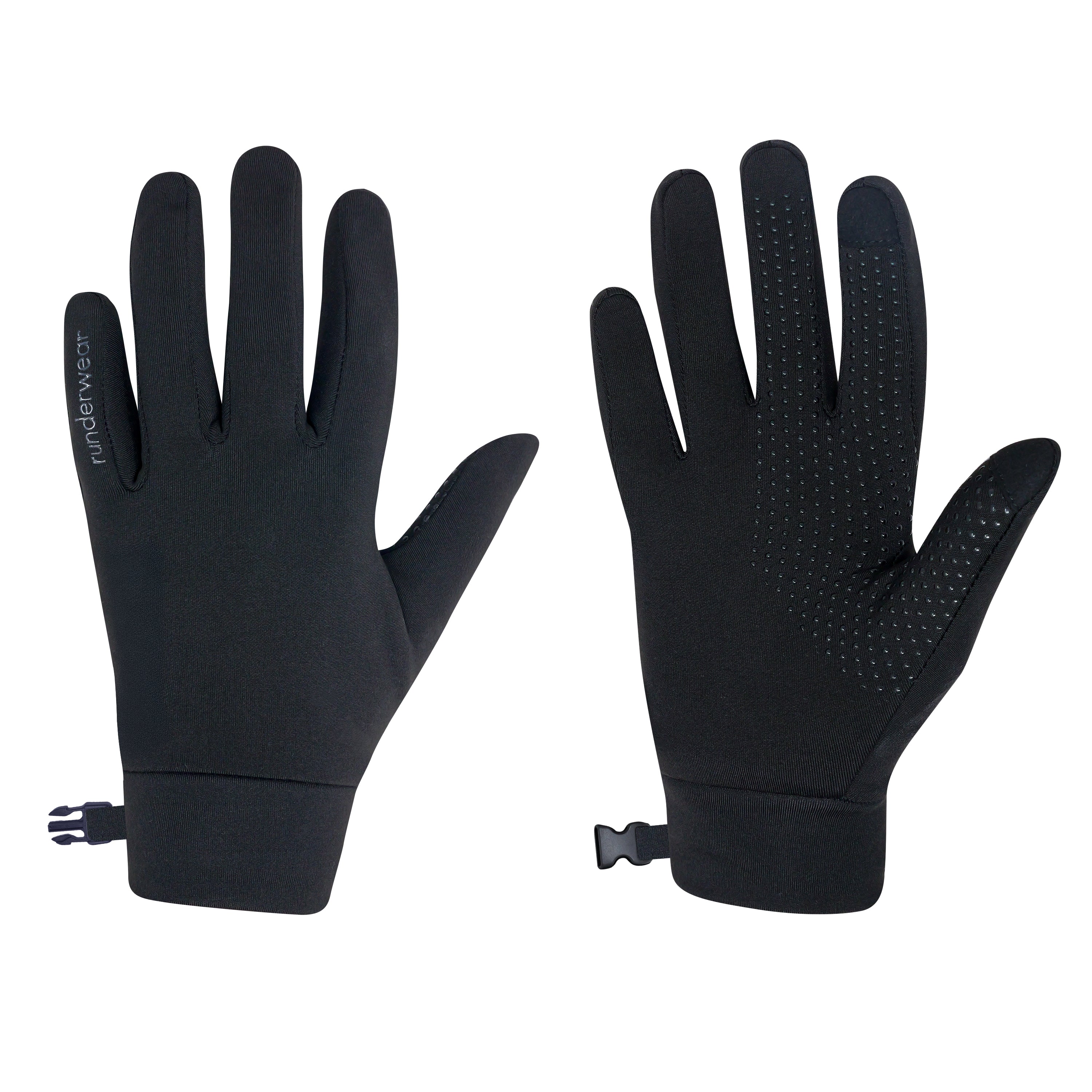 Guantes para correr - Negros