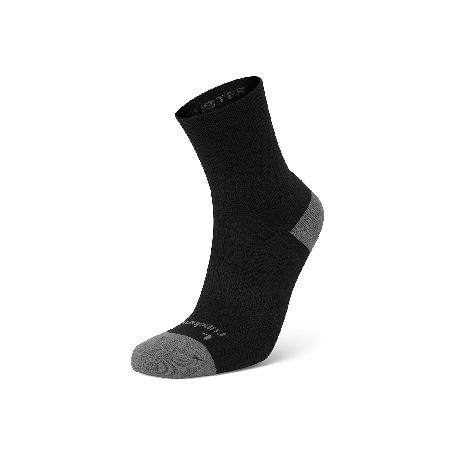 Calcetines Unisex Antifricción para Correr – Negro/Gris (3 pares)