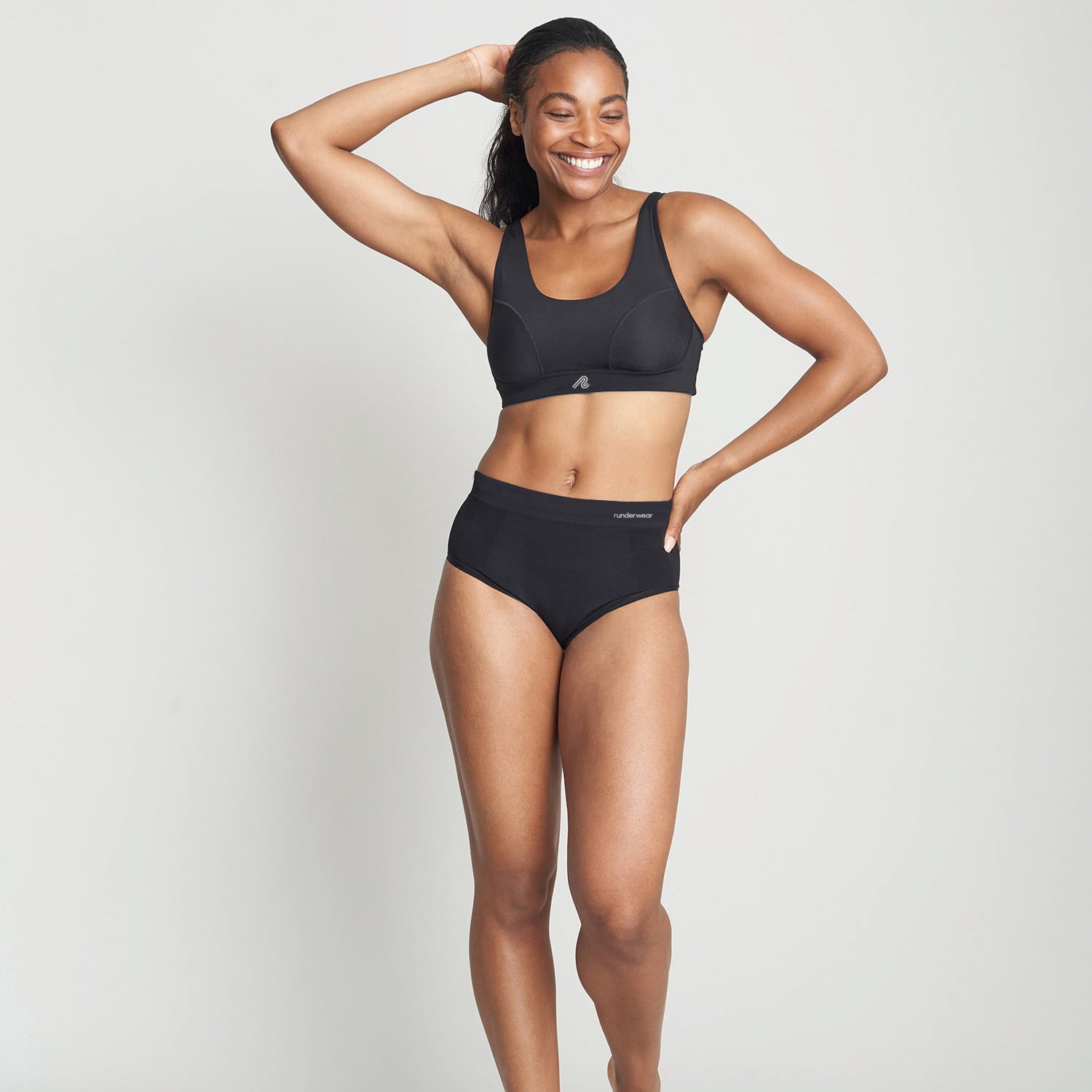 Sujetador de running Energize para mujer - Negro