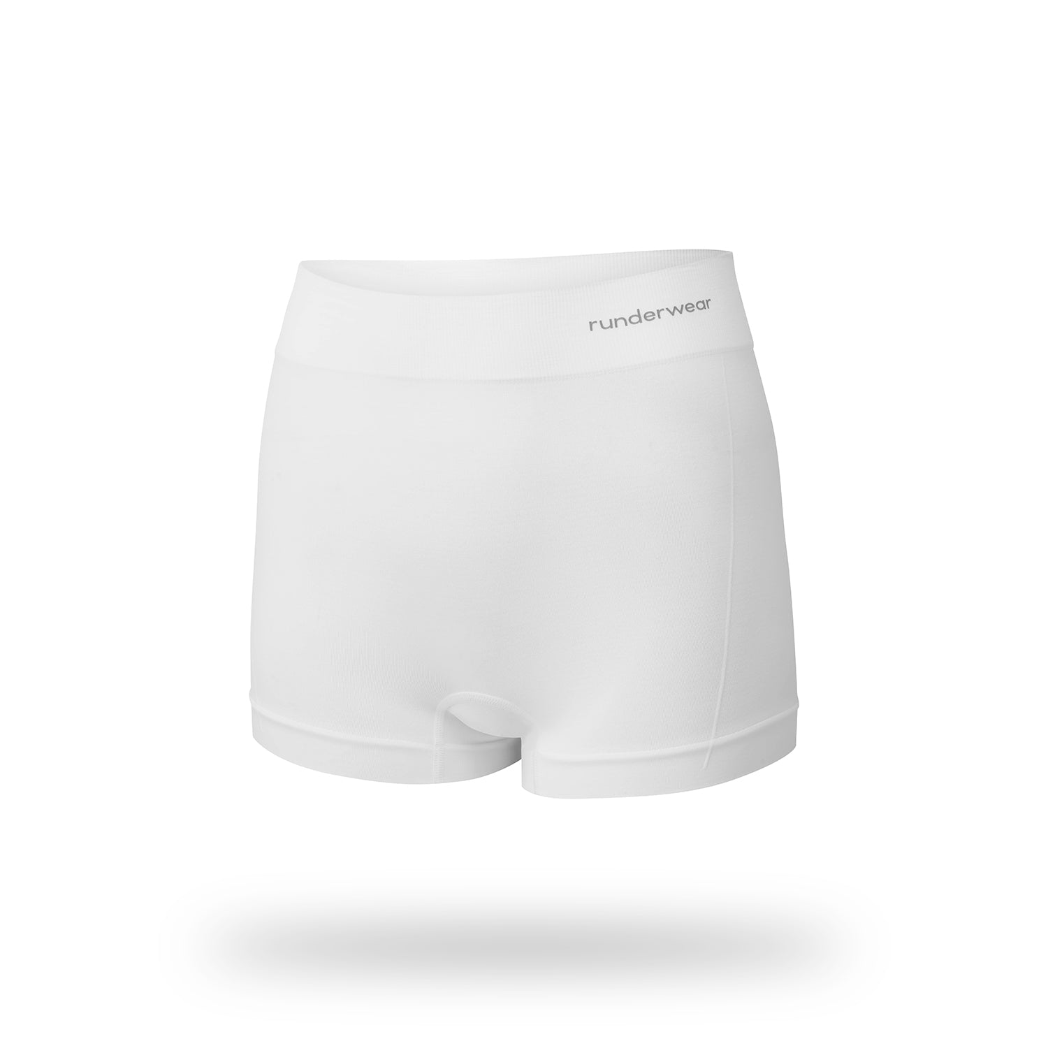 Pantalones cortos tipo boyshort para mujer – Blanco (Paquete de 3)