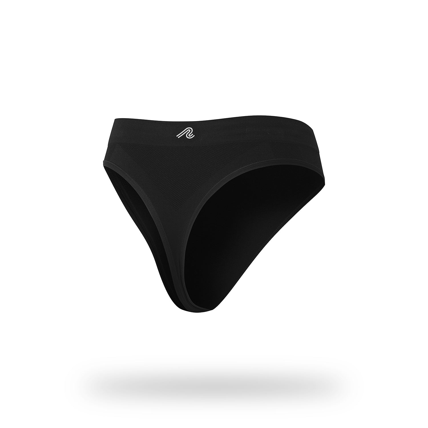 Tanga de running para mujer - Negro
